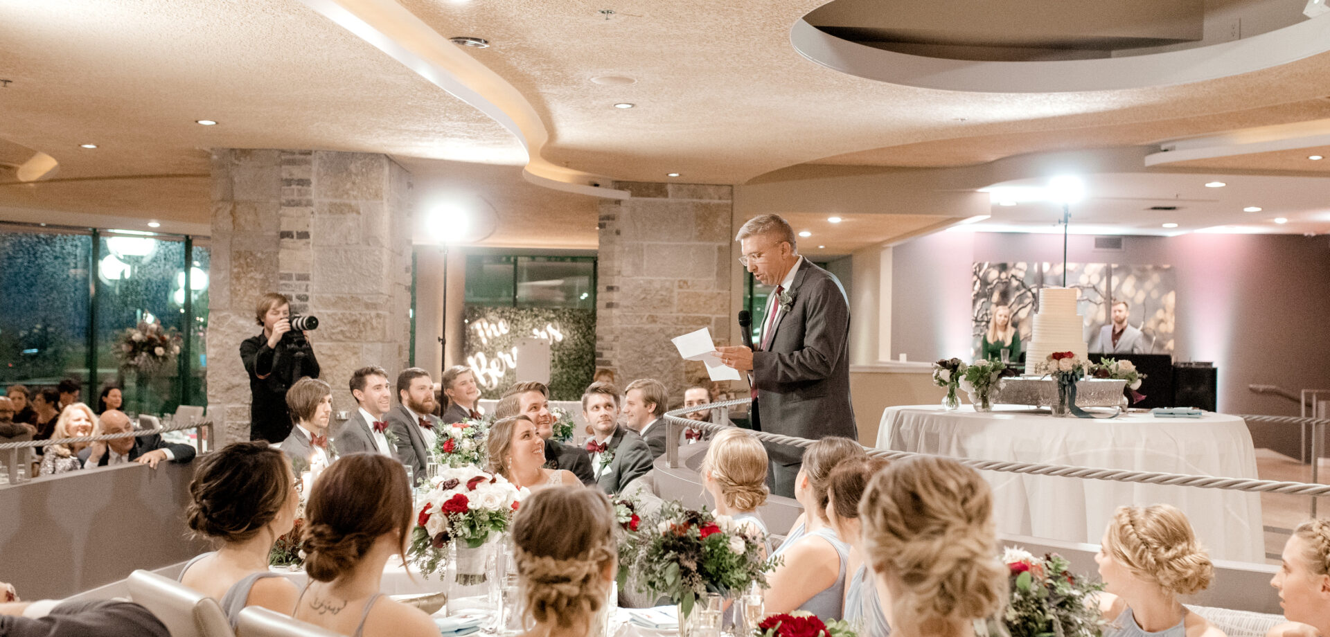 Father of the bride speech at wedding reception dinner